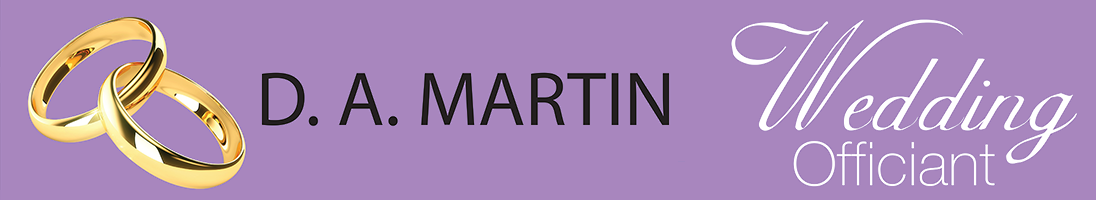 D.A. Martin Wedding Officiant